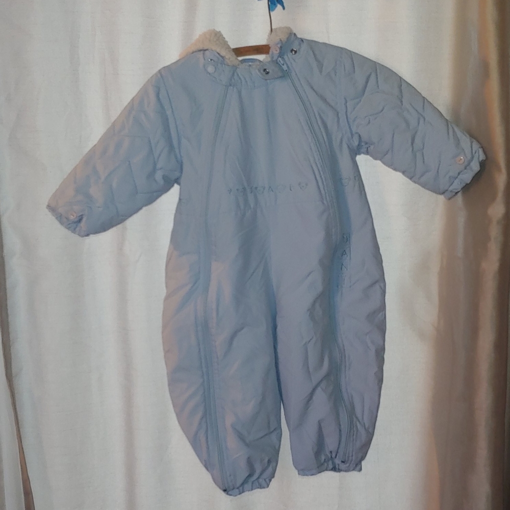 Baby blue warm onesie